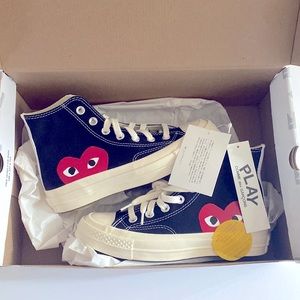 Converse Comme des Garçons Play - Unisex size - women UK 3 - US W5